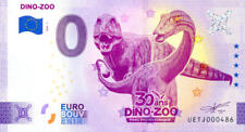 25 CHARBONNIERES-LES-PINS Dino-Zoo, 2022, Billet Euro Souvenir
