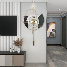 Horloge Murale Design Moderne Pendules Murales Silencieuses Style Nordique Dé...