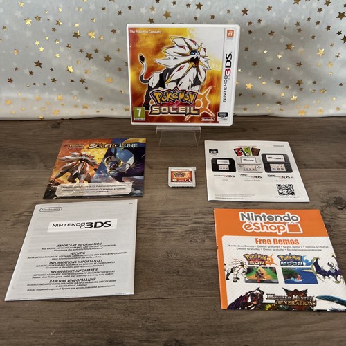 Pokémon soleil nintendo - pokémon,