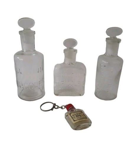 Lot flacons verre pub - de,