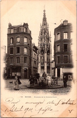 63496 cpa rouen fontaine de - *63496,