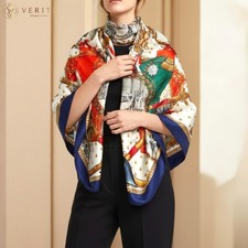 RARE VINTAGE foulard en soie