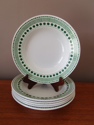 Assiettes creuses anciennes - 6,