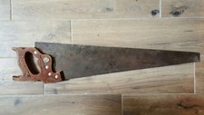 Disston U.S.A hand saw, wooden