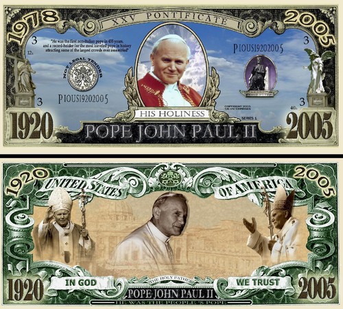 Pape jean paul billet - paul, ii