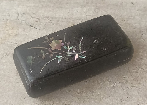 Tabatière carton bouilli - tabatière,