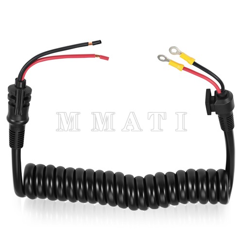 Long curly power coil - coil, cord