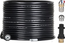 15M Tuyau Déboucheur Canalisation pour Nettoyeur Haute Pression Kärcher, avec B
