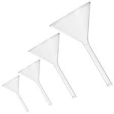  4 Pcs Entonnoir Verre Labo Petits Entonnoirs Verrerie De Laboratoire