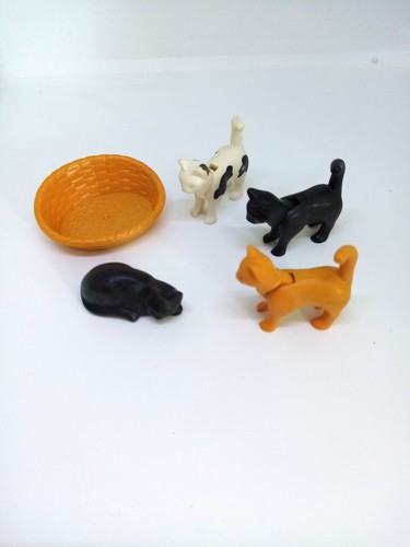 Playmobil chat noir blanc