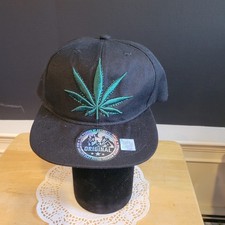 Black Adjustable Snapback Cap