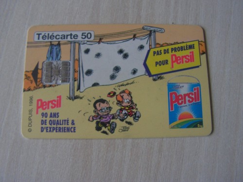 Télécarte publicite lessive - ,