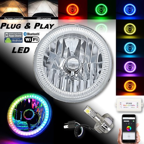 Motorcycle bluetooth rgb - 7",