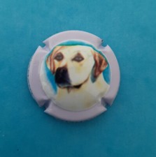 PAUL LEBRUN A OTSMANE  2 capsules de champagne contour bleu et violet pâle