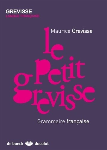 Petit grevisse grammaire - petit,