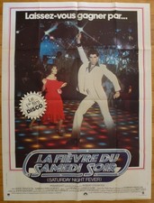 LA FIEVRE DU SAMEDI SOIR John Travolta 1977 Affiche Originale 120x160 Poster