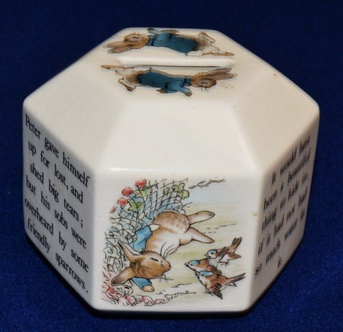 Tirelire hexagonale wedgwood - tirelire,