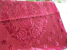 dessus de chaise en velours