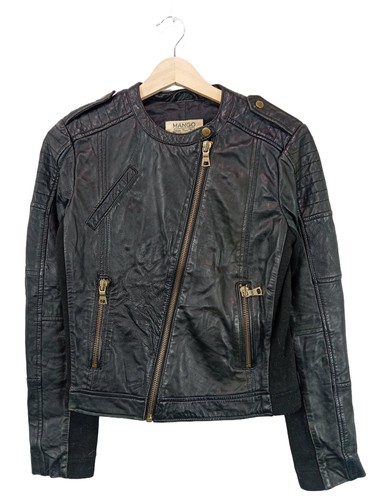 Mango veste cuir dames - en,