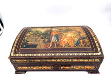 BOITE CUIR SCENE GALANTE