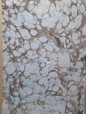 Papier marbré à la cuve de