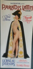 Paradis latin cabaret Paris flyer dépliant 4 pages