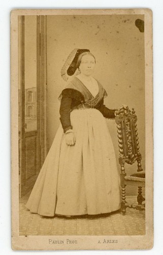 Photo cdv photographie paulin - cdv,
