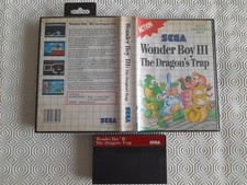 wonder boy 3 III the dragon's trap sega master system sans notice PAL EUR ??