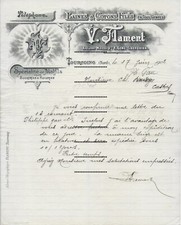 1902 : TOURCOING – FACTURE