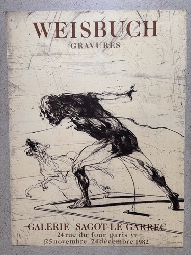 Affiche exposition weisbuch - exposition,