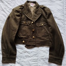 Blouson IKE Battle Dress laine kaki uniforme Ml 46 Légion Indochine Algérie