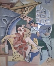 André LHÔTE-gouache