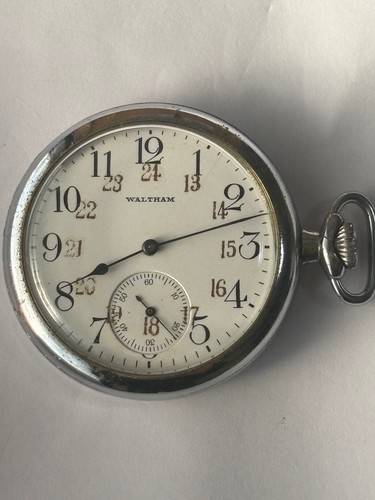 Montre poche waltham à - montre, de