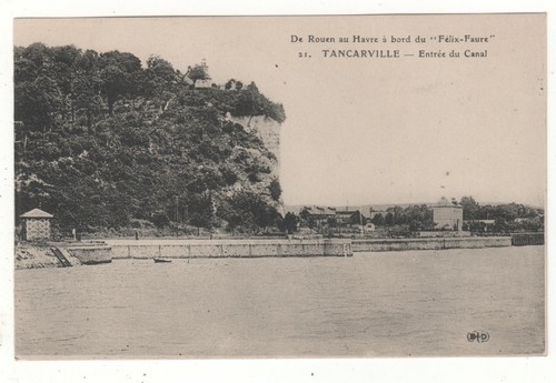 Cpa tancarville entrée - -,