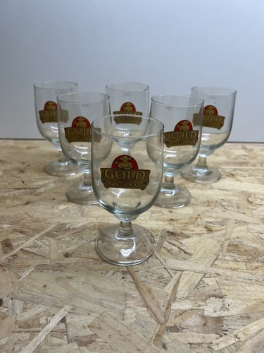 Lot verres gold - 6,