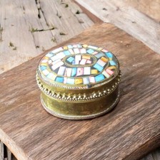 Italie ? Boite en cuivre ou