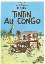 HERGE carte postale bd  Les