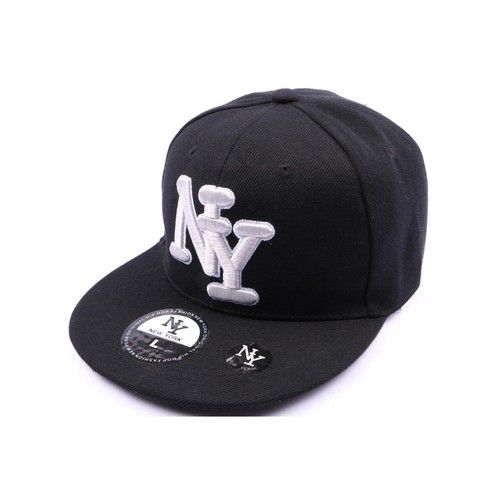 Casquette fitted noir l - fitted,