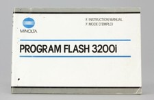 Minolta Flash 3200i   Mode d'emploi d'origine (Réf#R-015)