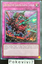 Carte YU-GI-OH! DESTRUCTIVE DARUMA KARMA CANNON MP23-EN217 Secret Rare NEUF