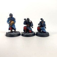 x3 Kried Death Korps of Krieg Artillerie Crew Résine - finecast Warhammer 40K | 