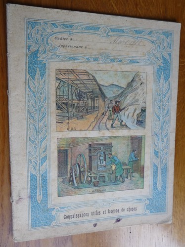 Ancien protège cahier - ancien, protège-cahier