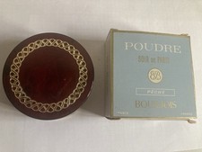 BOURJOIS Poudre parfumée Soir de Paris / Couleur Pêche / Boîtier et  Poudre