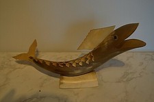 ANCIEN POISSON EN CORNE