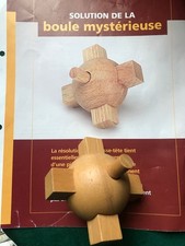 JEU/ CASSE TETE BOIS/ LA BOULE