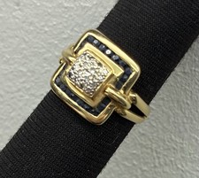 Bague en or 18 carats saphirs