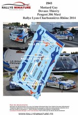 DECALS 1/43 REF 2943 Peugeot