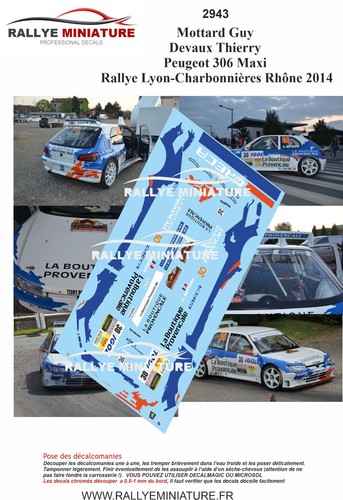 Decals ref 2943 - 2943, peugeot
