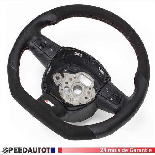 Alcantara volant aplati - , cuir