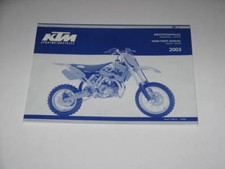 PARTS LIST CATALOGUE PIECES